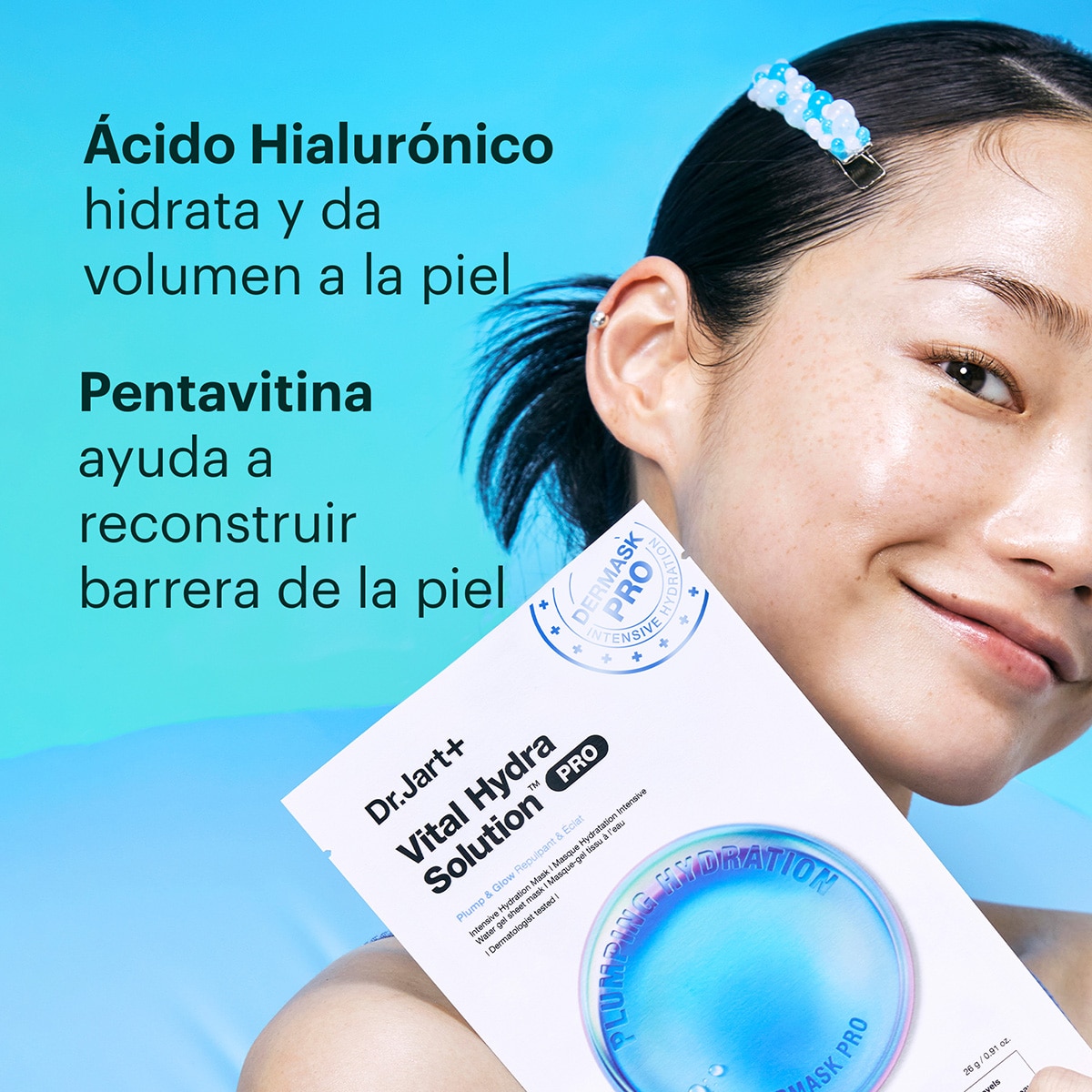 VITAL HYDRA SOLUTION™ PRO GLOW FACE MASK WITH HYALURONIC ACID (MASCARILLA FACIAL VITAL HYDRA SOLUTION™ PRO GLOW CON ÁCIDO HIALURÓNICO)